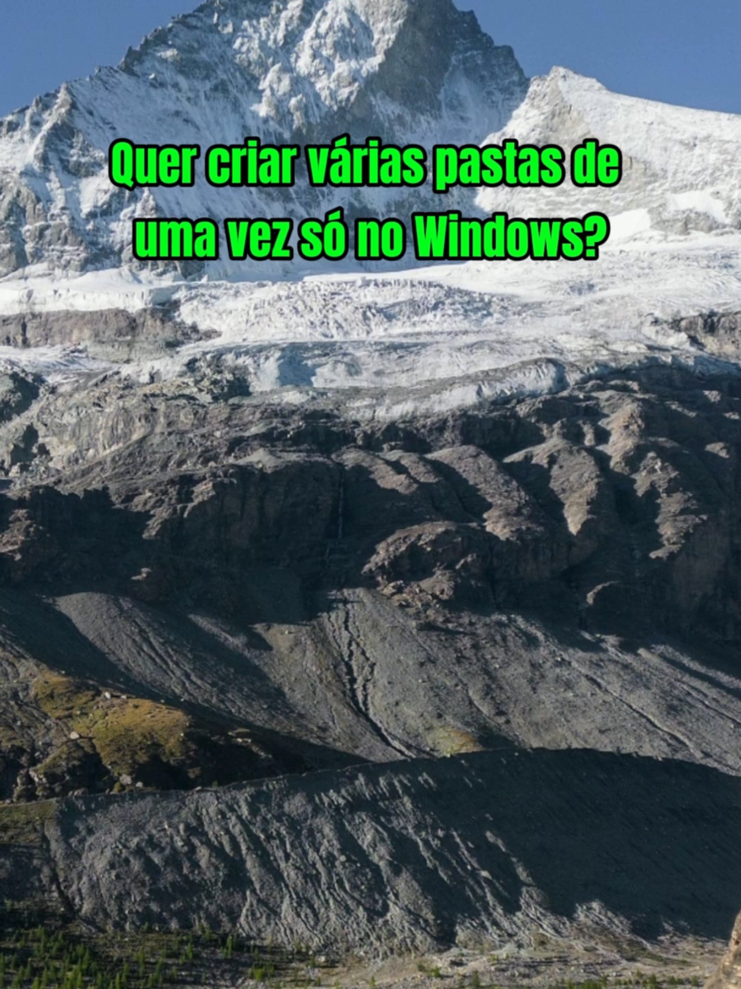 💡Crie VÁRIAS PASTAS de UMA Só VEZ no Windows!⚡ 🚀 Crie VÁRIAS PASTAS de uma só vez no Windows! 💻 Você sabia que dá pra automatizar isso com apenas um arquivo .BAT? 😱 👉 Abra o Bloco de Notas, digite:  mkdir pasta1 pasta2 pasta3 💾 Salve como criarpastas.bat Depois é só dar dois cliques... e pronto! ⚡ 🎉 Suas pastas aparecem automaticamente — simples, rápido e sem programas! 💡 Dica perfeita pra quem quer organizar projetos, músicas ou trabalhos em segundos! 📁 Testa aí e comenta se funcionou pra você! #windows #Cmd #Automação #TruquesDePC #ArquivoBAT #Tecnologia #TutorialWindows #DicaDePC #Windows10 #Windows11 #Pastas #Produtividade #InformaticaFacil #DicasDeInformatica #Shorts #DecodificandoTI