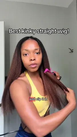 Enjoy watching me install my kinky blowout thin part wig from @hergivenhair link in ma bio