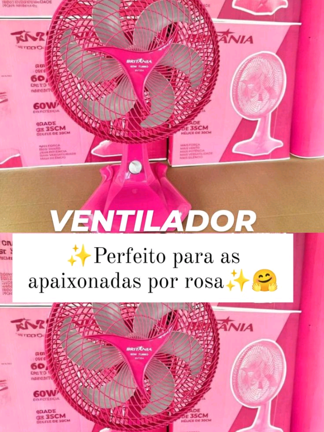 Ventilador rosa 💖 ............................................................................................................................................................... #deus_no_controle #deus 