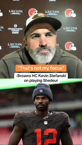Kevin Stefanski asked about playing Shedeur (via @Cleveland Browns) #nfl #football #shedeursanders #browns 
