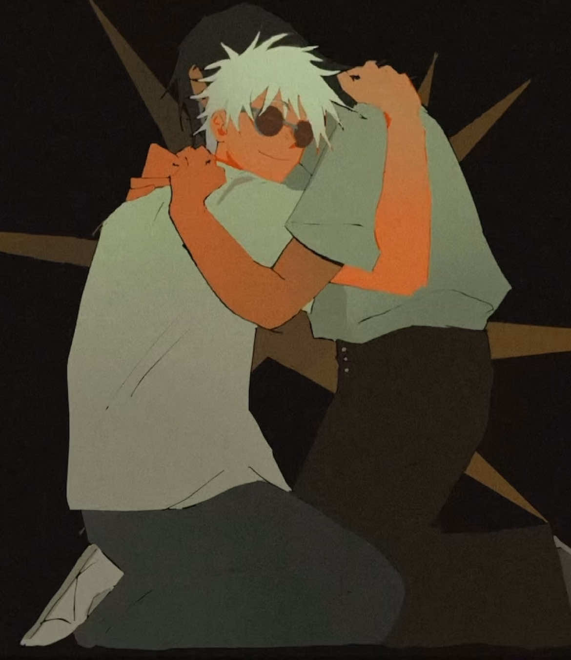 #SATOSUGU || here’s a little animation to spread yearner geto propaganda 🥹 |  anyways thank you so much for 10k follows <333 so grateful for all of you (and especially my moots I love you all sm) ❤️❤️ || #jjk #jjkfanart #getosuguru #gojousatoru 