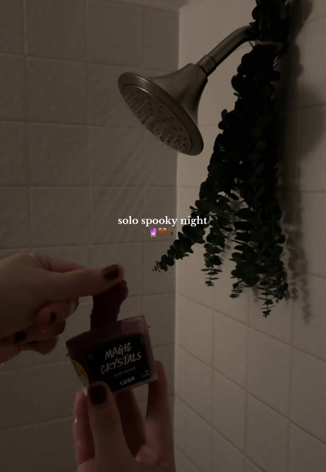 From last night 🎃 #spookyseason #movienight #SelfCare #livingalone #solonight halloweennight spookynight solo soloevening  