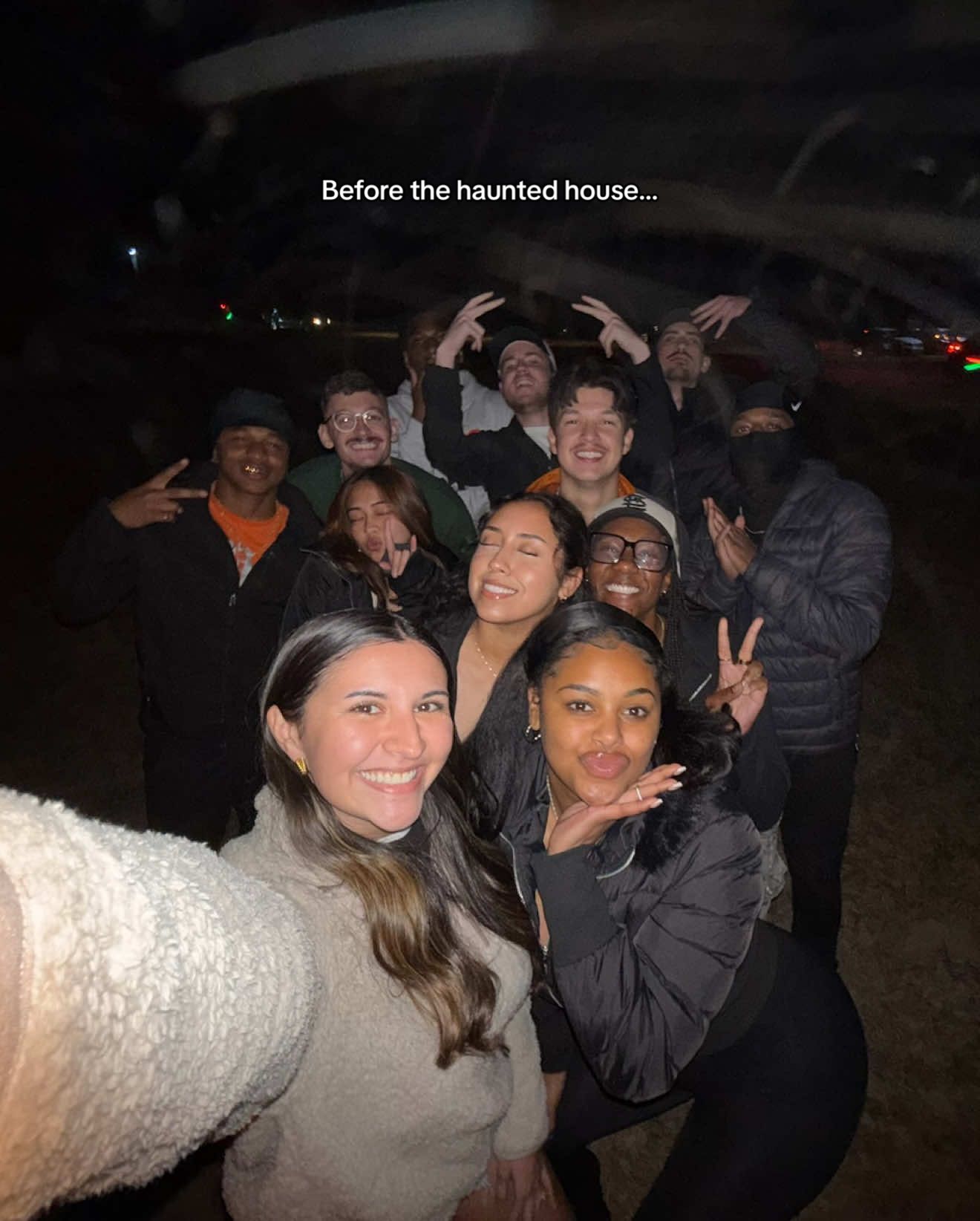CONGRATSSS YOU are Group 7!!!🥰@cal @jilly☆ @sami.lashae #fyp #southcarolina #hauntedhouse #spookyszn #friends 