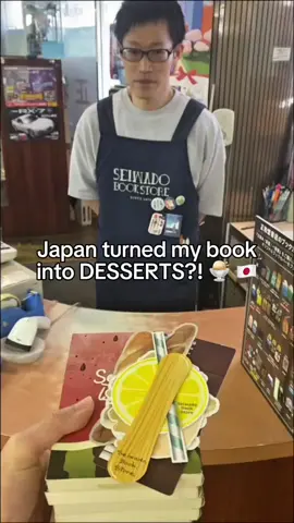 A family bookstore in Japan disguises paperbacks as desserts—complete with stick bookmarks—to tempt people back to print. 📍 @seiwado.book.store Stay tuned 👉 @allstarsteven  🧡 Tag someone who needs to see this! #japanfinds #JapanTravel #BookTok #StationeryAddict #Japantrip