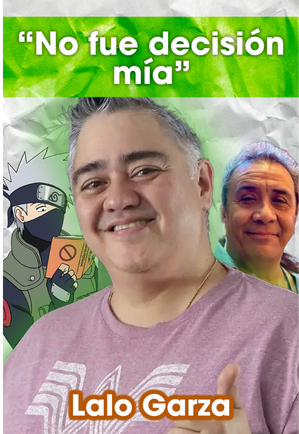 Lalo Garza nos habla de la salida de Alfonso Obregón como Kakashi 🥺 . . . #aura #auraseries #series #eresloqueves #kakashi  
