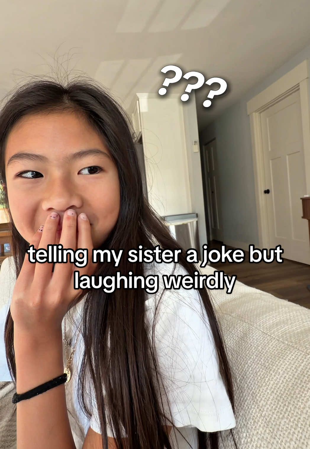 this laughing prank went SO WRONG.. 😀🥲 #sisterprank #prank #pranked #sistersoftiktok #trendingchallenge 