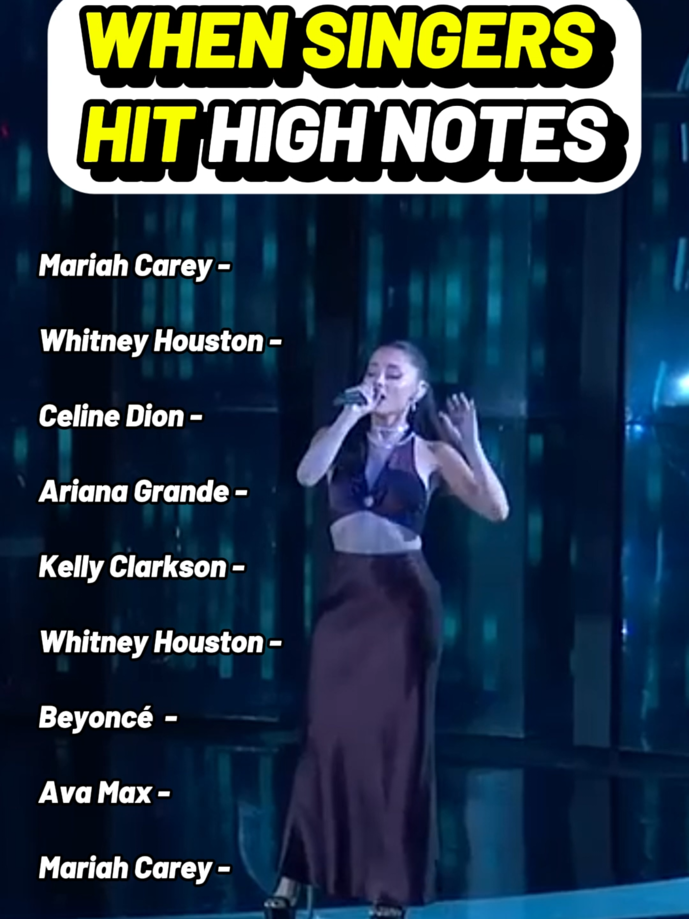 When Singers Hit High Notes #highnote #singing #singer #vocals #fyp 
