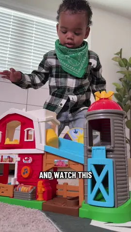 #ad The Little People® Caring Fun Animal Farm is back and better than ever and has quickly become one of Colby’s favorite toys!🥰 @Fisher-Price 