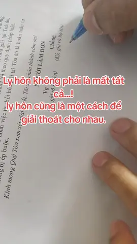 ly hôn không phải là mất tất cả,ly hôn cũng là một cách để giải thoát cho nhau.#tuvanlyhonmienphi1 #lyhon #lyhonthuantinh #lyhondonphuong #thinhhanhxuhuonh @Luật Quang Sáng 