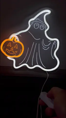 Boo-tiful Glow You Can’t Resist 👻✨ #HalloweenDecor #NeonLights #GhostPumpkin #LumoonosityGlow #SpookyStyle #HomeVibes #HalloweenReady