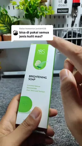 Membalas @juniah428 bisa untuk semua jenis kulit ya kak, sabun ibs brightening soap terbuat dari bahan alami #brightening #sabunwajah #sabunpemutih 