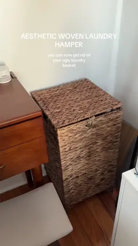 I’m so glad I was able to upgrade my hamper to this beautiful woven basket! It smells amazing and actually holds so much laundry!  #ttscreatorpicks #tiktokshopcybermonday #BFCM #homefinds 