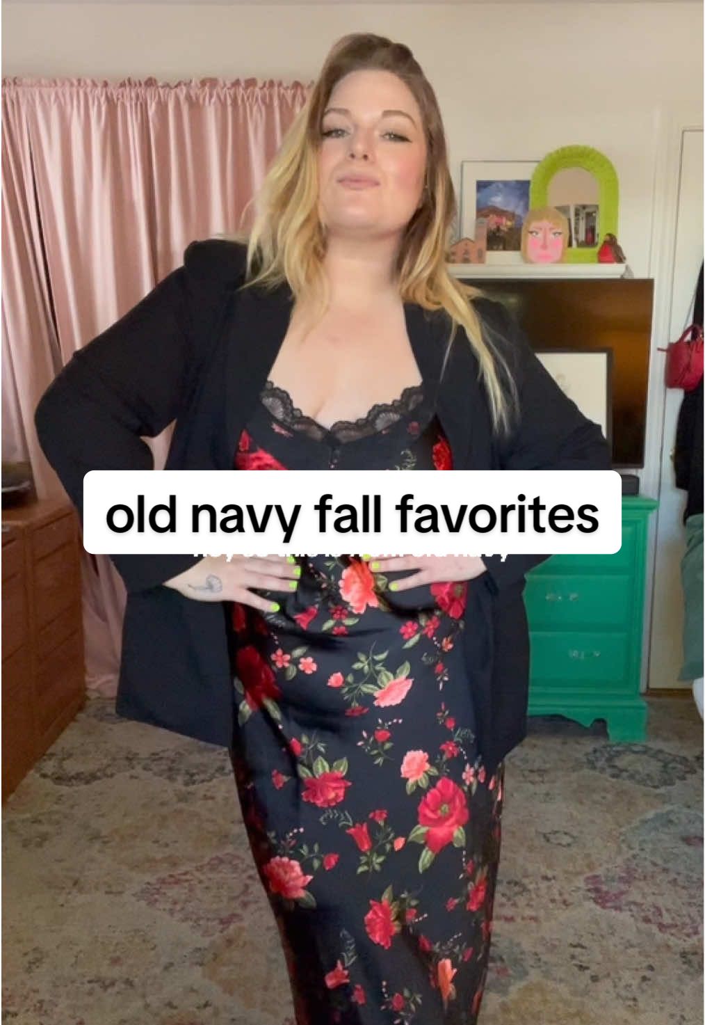 You’ll NEVER catch me sleeping on my girl @Old Navy!  Everything is available up to a size 4X and I have them all on my ShopMy 💕 #fallstyleinspo #plussizeedition #oldnavystyle #femininestyle 