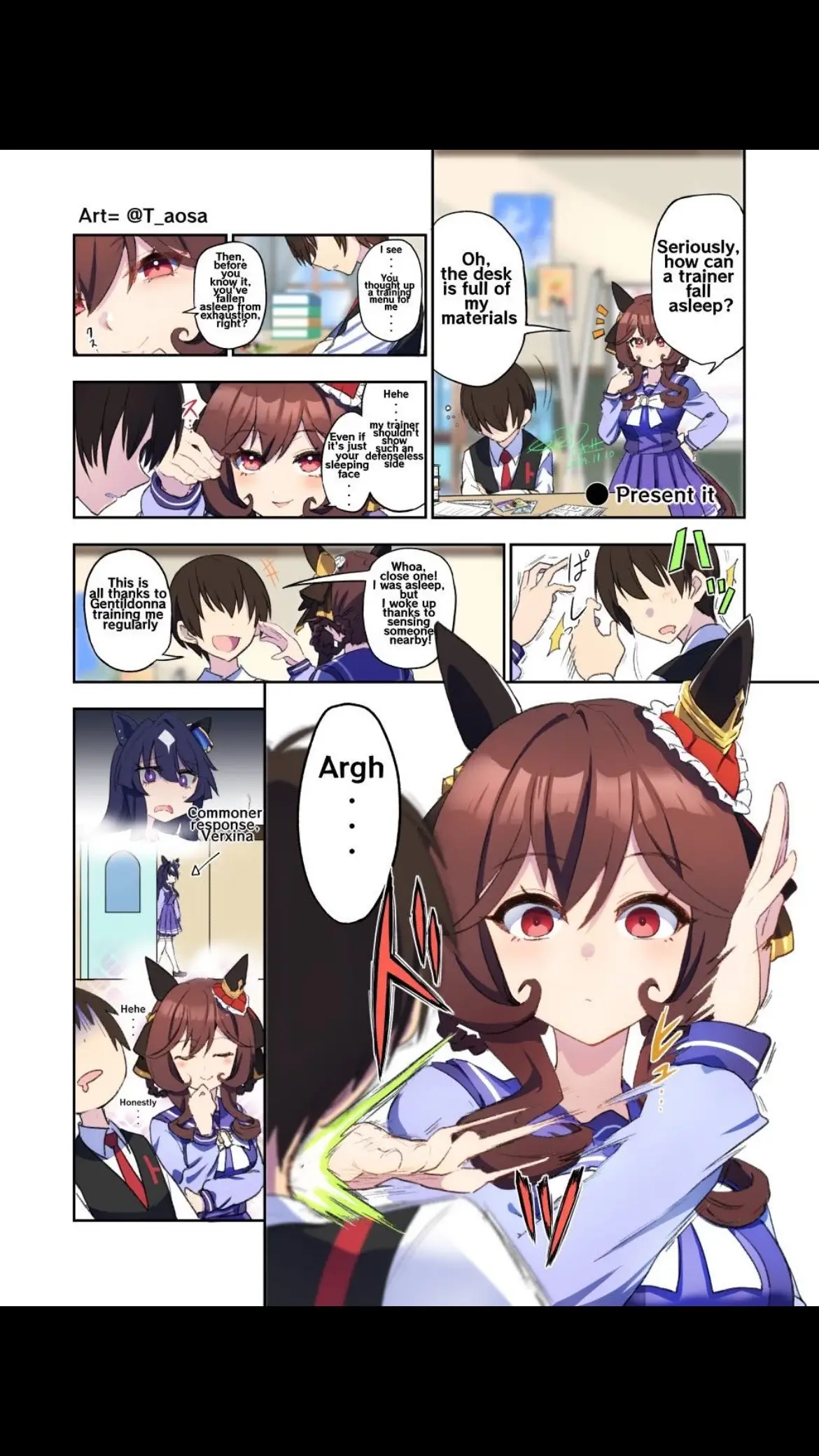 The other one was funny ash to me idk why  #umamusumeprettyderby #umamusume #gentildonna #uma #umas 