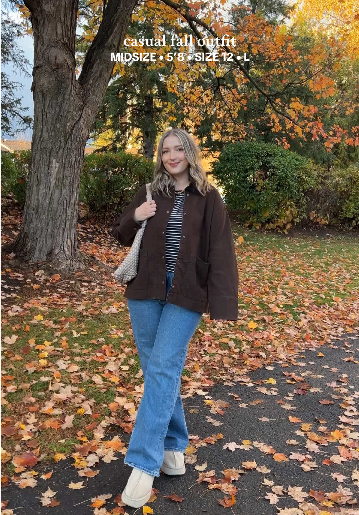 Outfit details are in my @LTK 🤎 #fallootd #size12 #oldnavy #falloutfitinspo #abercrombie 