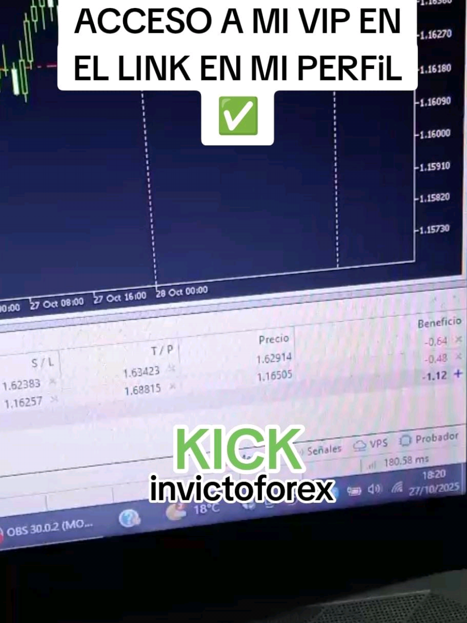💰 ¿Quieres ganar dinero real con el trading? Entra a mi VIP desde el link en mi perfil y recibe señales precisas todos los días. 🔥 ¡No pierdas más oportunidades, el mercado se mueve y tú también debes hacerlo! #InvictoForex #TradingVIP #ForexLatino #señalesdetrading 