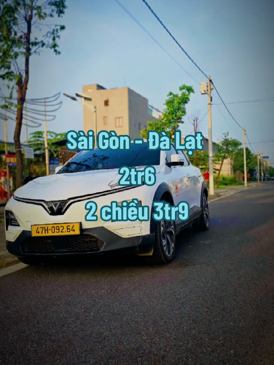 Sài Gòn - Đà Lạt 2tr6 2 chiều 3tr9 ok không ae 😅😅😅#vf6plus #xedichvubinhduong #xe4cho #xedichvutphcm #CapCut 