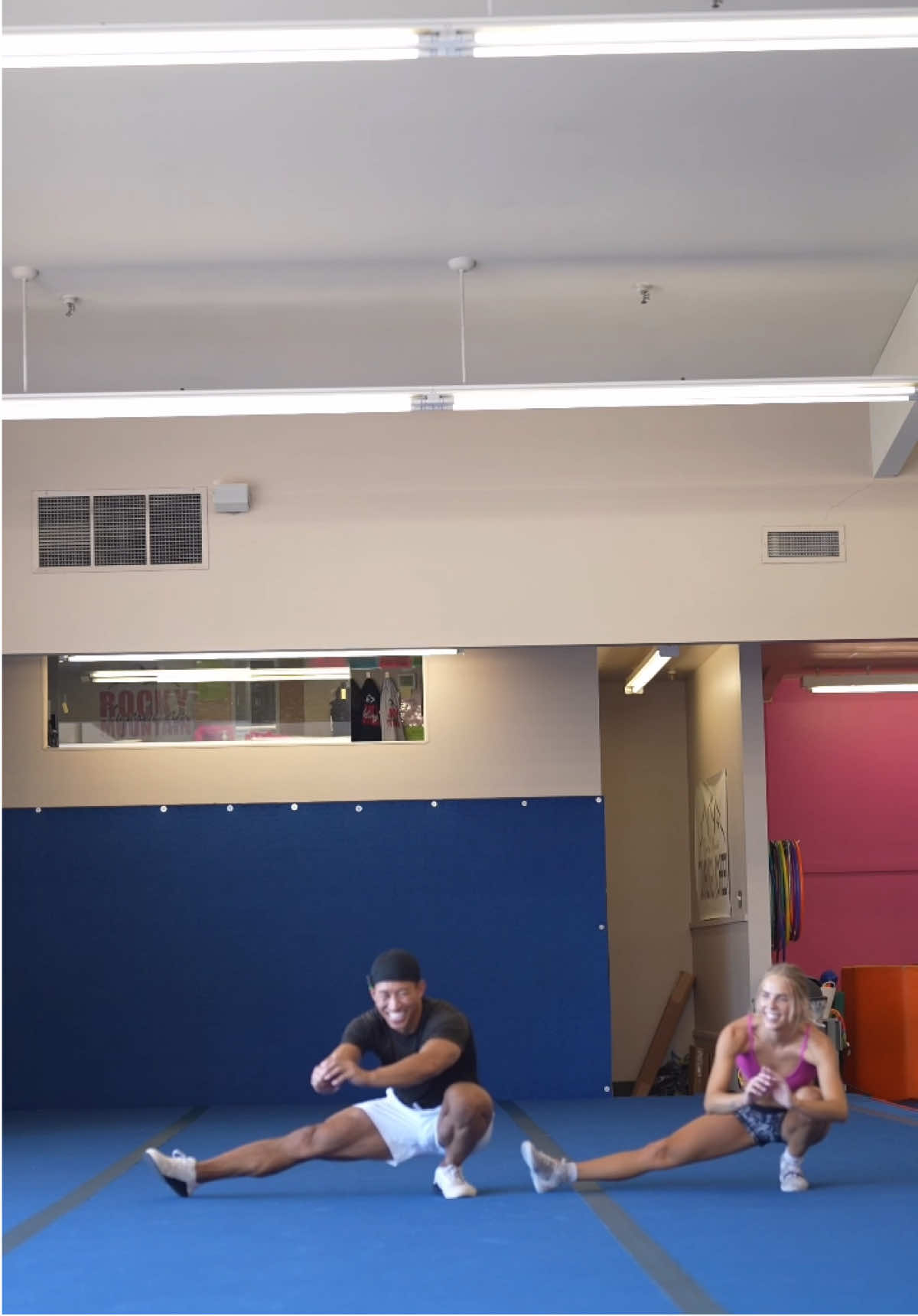 Mobility Challenge @Kay #cheerleading #stunt #cheer #tumble #flip        