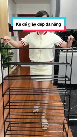 Kệ để giày dép thông minh đa năng Yue Ran 5, 7tầng, kệ được làm từ thép cacbon sơn tĩnh điện #xh #viral #kedegiaydep #Cindythuytichcuc 