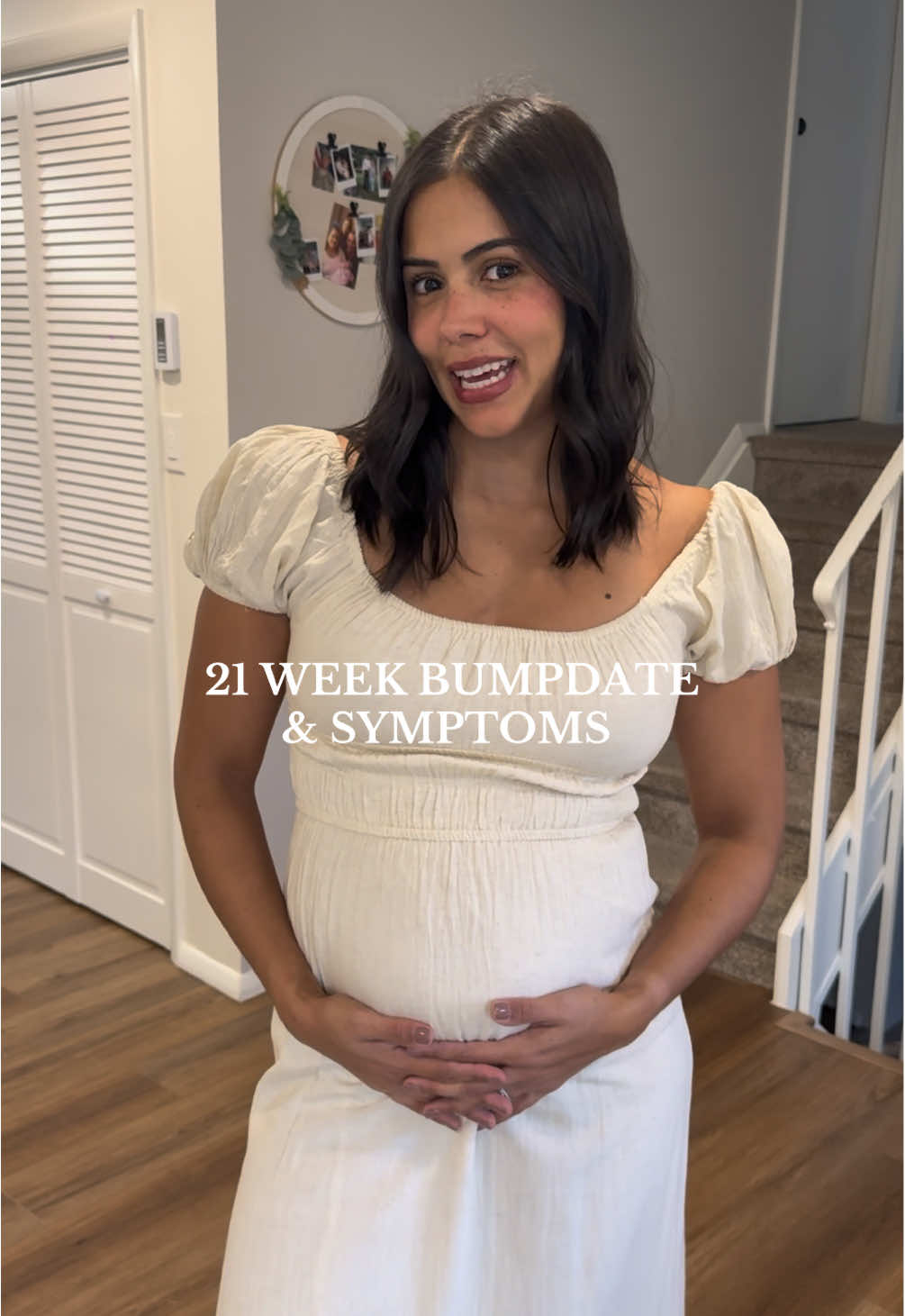 21 week bump update! Feeling some pressure this week #21weeks #21weekspregnant #bumpdate #pregnancy #pregnancytiktok 