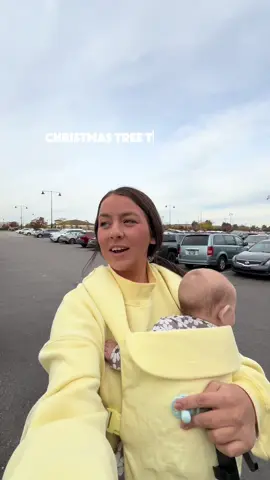 Yes it’s October and yes we put the tree up per my toddlers request😆 #MomsofTikTok  #momlife #christmastraditions #homedepottree #momtok 