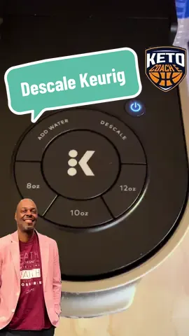 How to descale your #keurig slim coffee maker.  #ketocoache #descalekeurig 