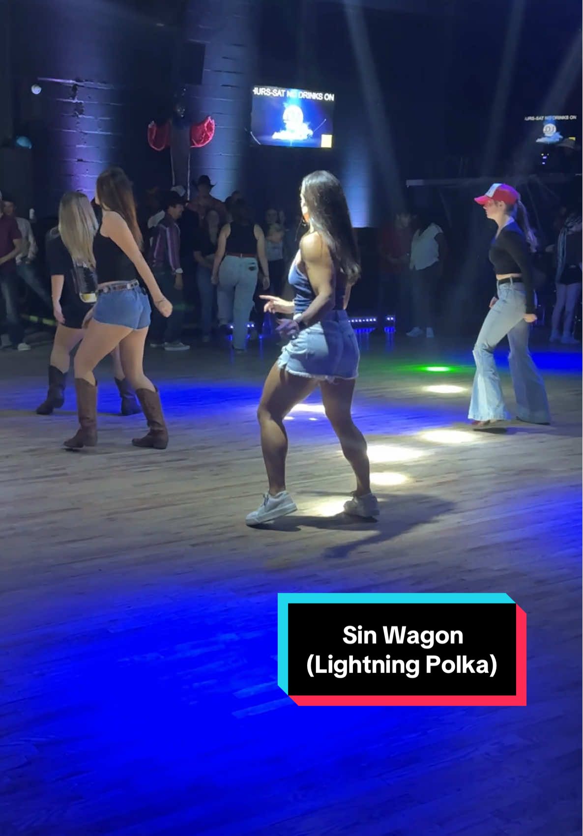 Sin Wagon (Lightning Polka) 💃 #lincedance #linedancersoftiktok #dance #linedancer #dancer 