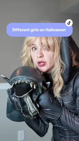 Different girls on Halloween 