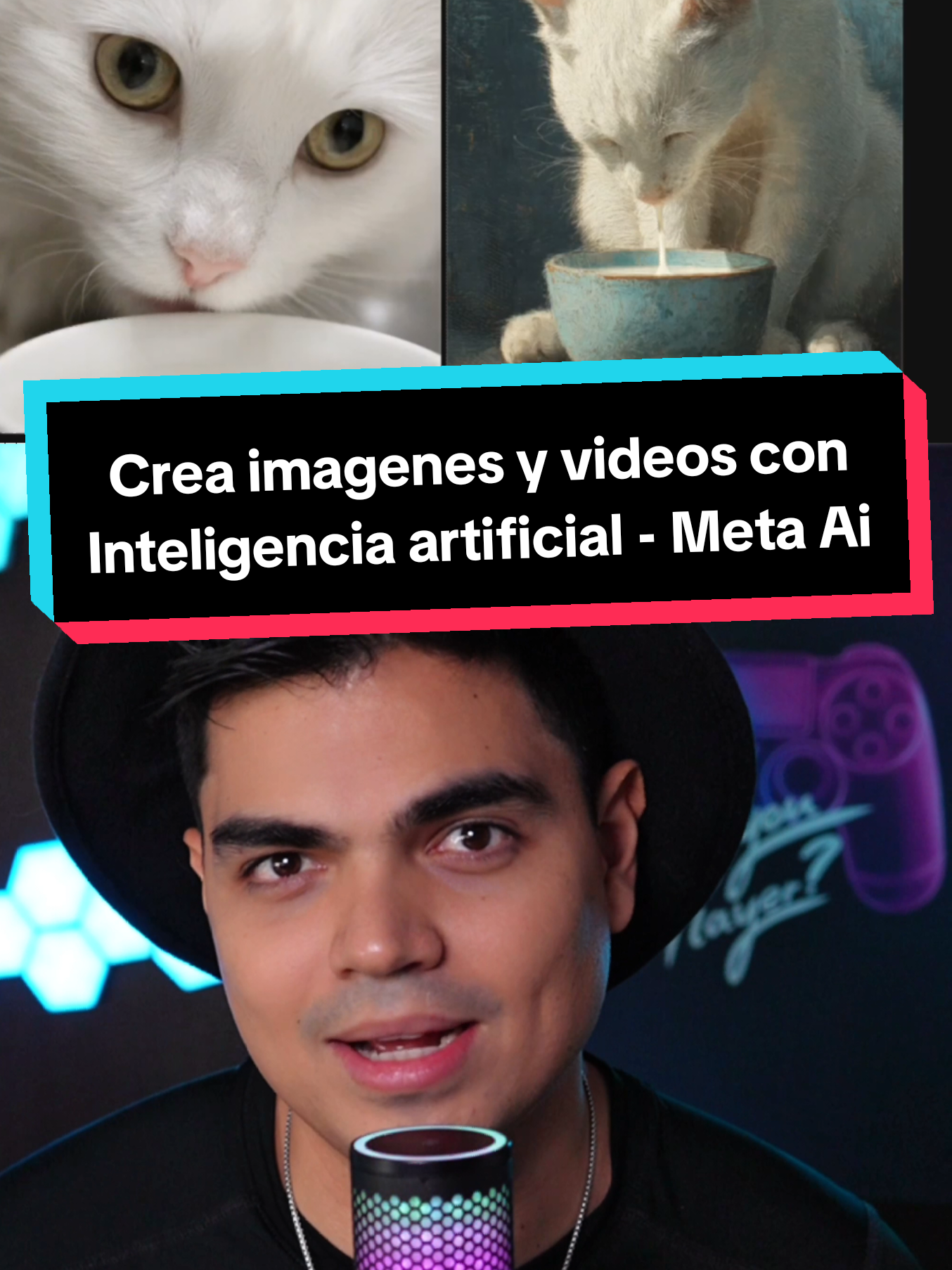 Crea imagenes y videos con inteligencia artificial completamente gratis, usando la aplicación de Meta AI. #ia #ai #inteligenciaartificial 