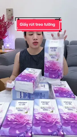 Thùng 10 bịch giấy rút treo tường Sipiao #giayruttreotuong #nhacuaenn #sipiao 