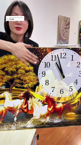 Trả lời @loan nguyen Tranh đồng hồ mã đáo thành công tráng gương cực kỳ đẹp luôn ạ #tranhdongho #tranhdonghotrangguong #donghotreotuong #xuhuong #trachanh89 