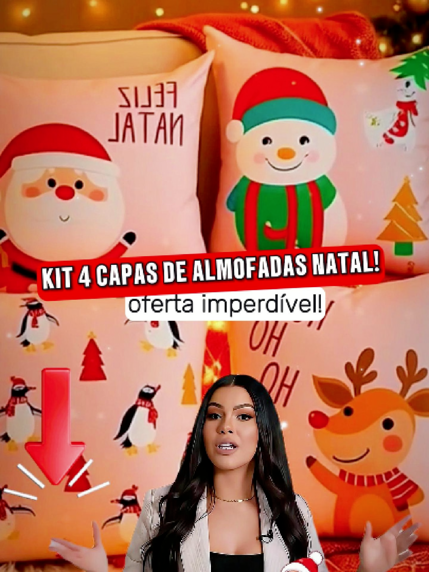 almofadas kit de capas para natal #NATAL #capadealmofada