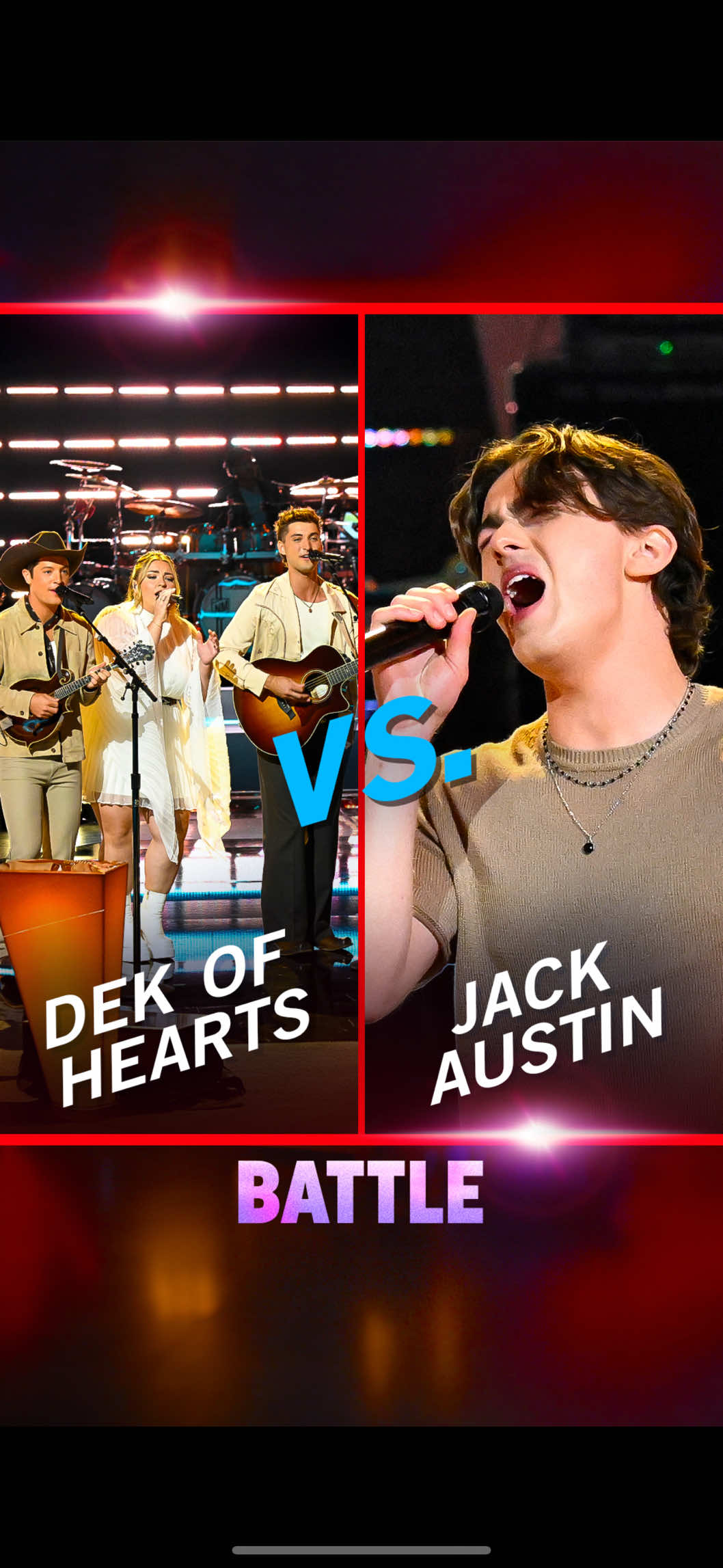 Replying to @Carolyn @DEK of Hearts and @Jack Austin wrap up the Battles with #IWillWait by #MumfordAndSons. #TheVoice | @NBC and Peacock #VoiceBattles