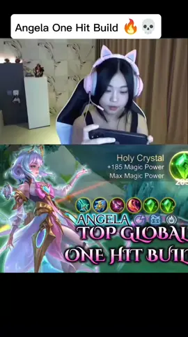 Angela insane Damage One hit build 🔥💀 #MLBB9TH #MLBB #AnniversaryAfterParty #mobilelegends 