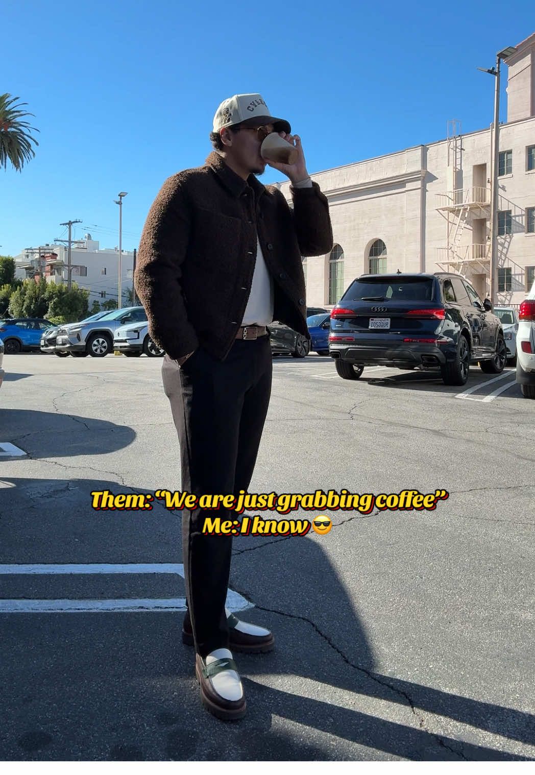 Anyone else need to throw on an outfit for coffee?