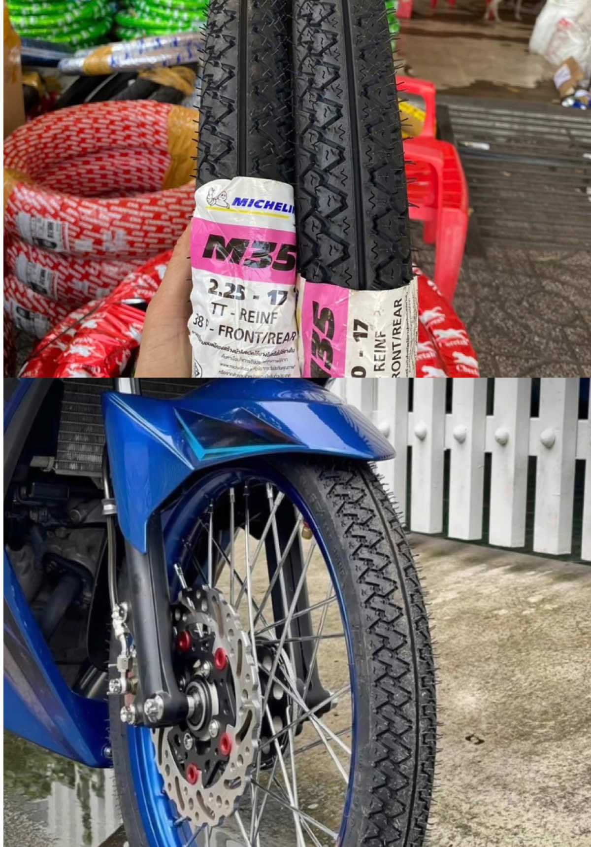 Vỏ xe Michelin M35 2.25 2.50 chính hãng nhập Thái Lan (Giá 1 cặp) #dochoixe 