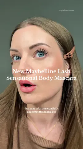The Lash Sensational Body Mascara 😍 brand new from @Maybelline NY safe to say it’s giving my boneless lashes some BODY 😆🩷🩷  #maybelline #maybellinepartner #mascarareview #tiktokshopcreatorpicks #tiktokshopblackfriday 