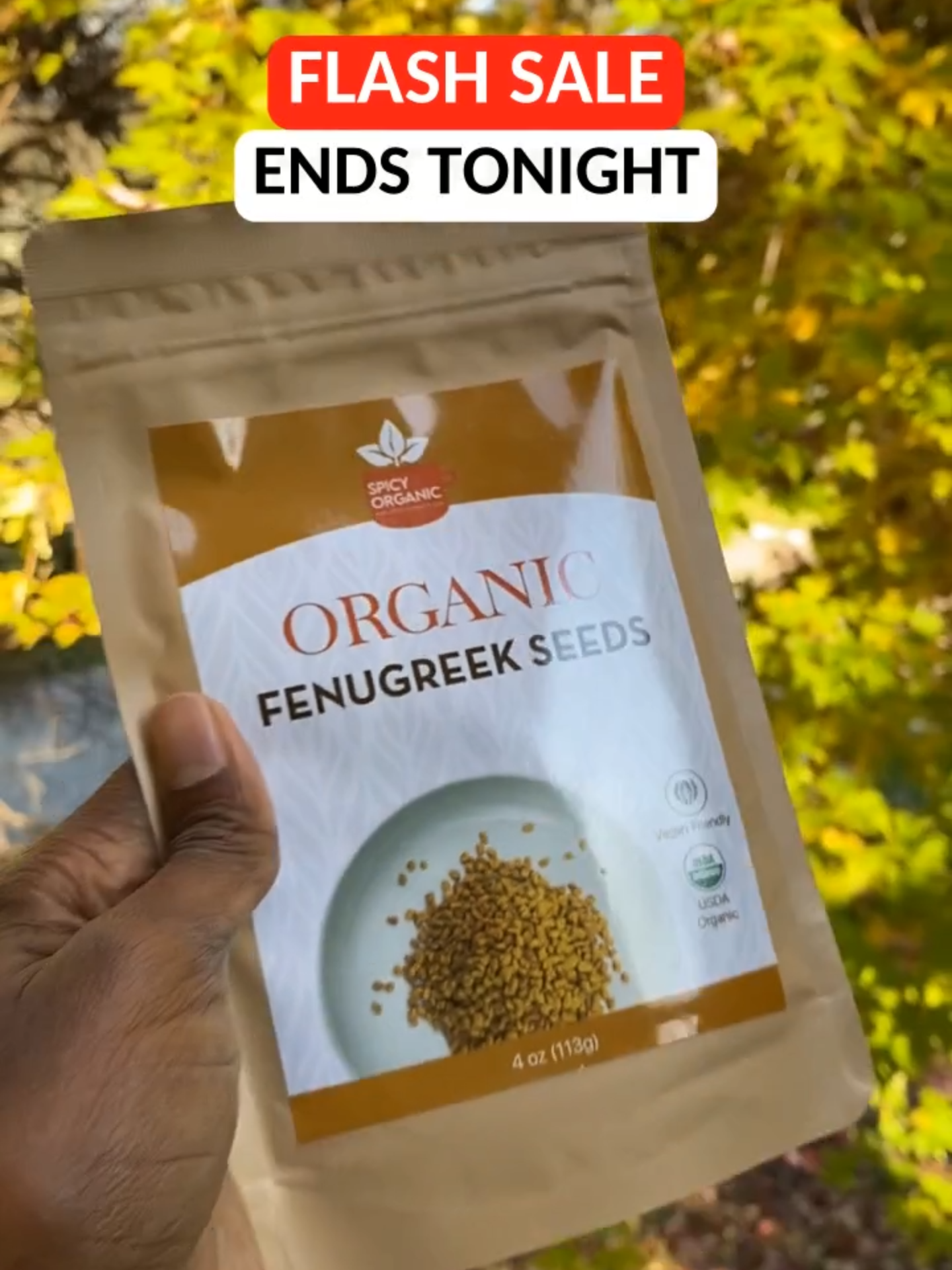 #spicyorganic #fenugreekseeds Low stock alert - this TikTok Shop find won’t last. #TikTokShopCreatorPicks #TikTokShopBlackFriday #TikTokShopCyberMonday #SuperBrandClub Made for men and women 18 to 35 to 45, 45 to 55, and 55+ who are tired of products that don’t work. *Disclaimer: Prices, sales, coupons, discounts are accurate at the time this video is posted and may vary afterwards as the Seller and TikTok may regularly change their limited-time promotions. Check the product page for the most current price. Free shipping, sale prices, and TikTok coupons may vary by account. Whatever items and quantities are in your cart at checkout is exactly what you will receive.