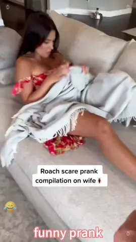Roach prank#funny#prank#fyp#funnyprank#usa🇺🇸