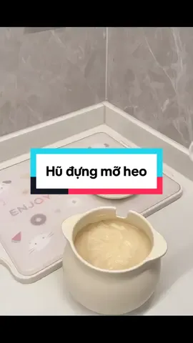 Hũ đựng mỡ heo #giadungtienich #giadungthongminh #fyp #hudungmo 