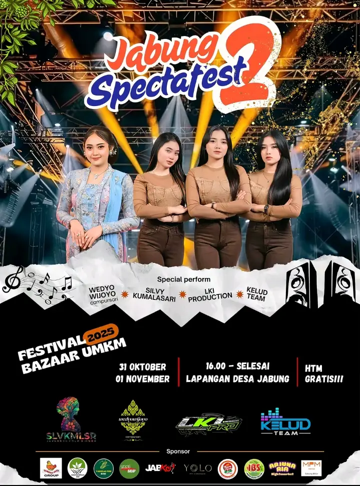 𝗝𝗔𝗕𝗨𝗡𝗚 𝗦𝗣𝗘𝗞𝗧𝗔𝗞𝗨𝗟𝗘𝗥 𝟮  𝗙𝗘𝗦𝗧𝗜𝗩𝗔𝗟 𝗕𝗔𝗭𝗔𝗔𝗥 𝗨𝗠𝗨𝗠 𝟮𝟬𝟮𝟱 𝗙𝗥𝗘𝗘 𝗛𝗧𝗠 𝗕𝗢𝗟𝗢 💥🔥🤩@LKI PRODUCTION @silvykumalasari_real @dj.tanti.real @kelud_team_official #blitar24jam #fyp #djtanti #keludteamofficial #viralッfyp 