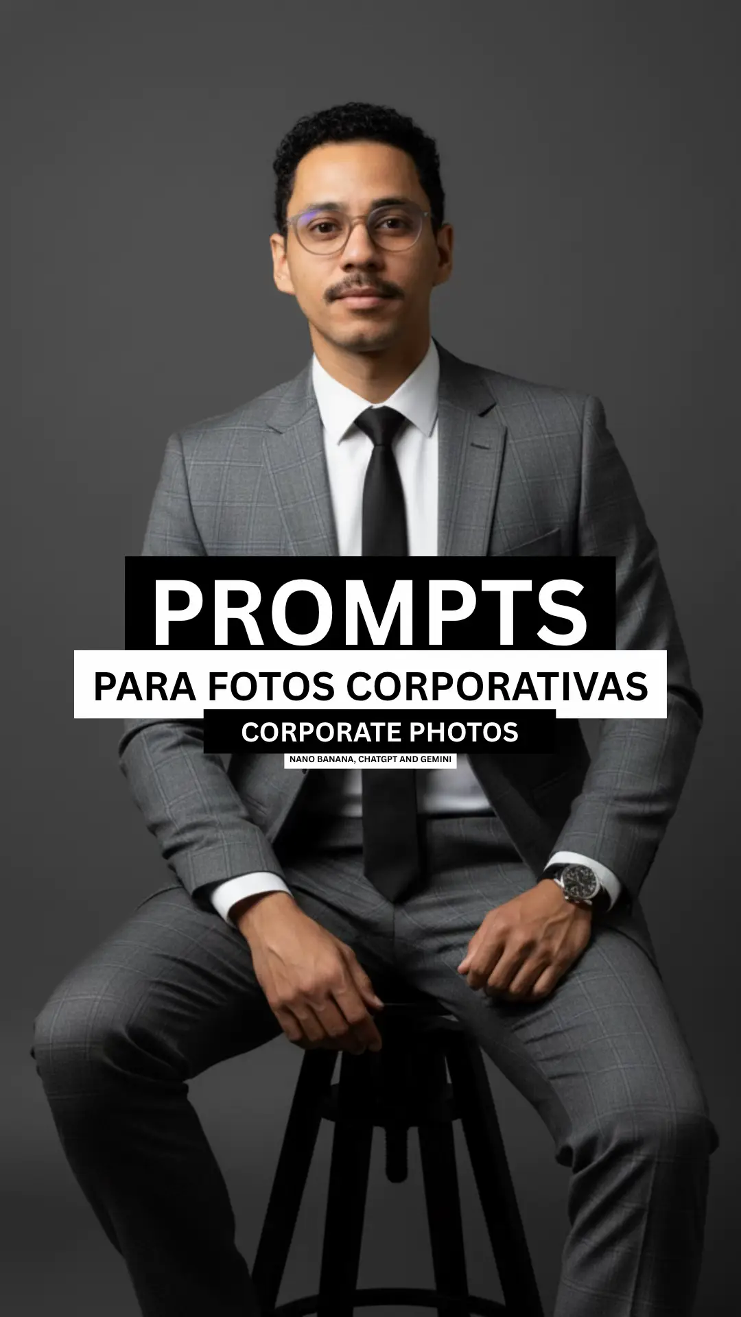 Sem ideia de fotos corporativas ? Relaxa, se liga aí nos prompts que preparei. Você pode usar no #NanoBanana, #Gemini e até mesmo no #ChatGPT .