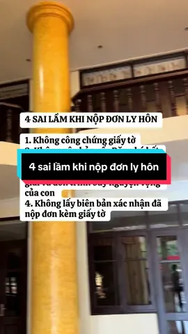 4 sai lầm khi nộp đơn ly hôn