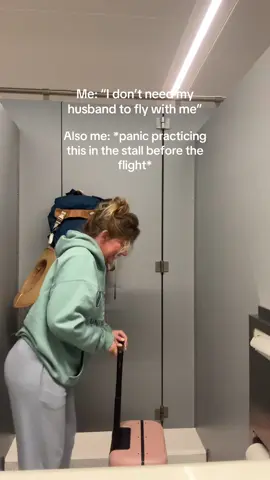 Gotta make sure I didn’t overpack 🫠🫣 #traveltok #wife #husband 