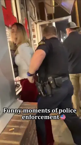 Funny moments of police enforcement.#police#funny#fyp#Funny Videos#USA