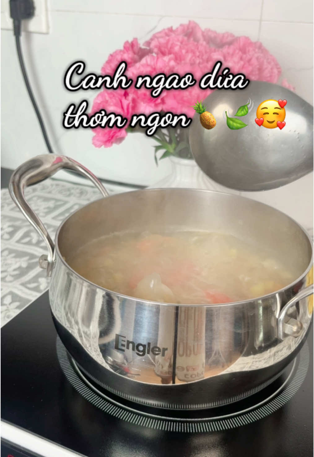 🔥Món ăn ngon cùng Nồi Táo Engler cho ngày rau đắt 🤭🍍💕 #canhngao #nồi #noitao #engler #xuhuong 