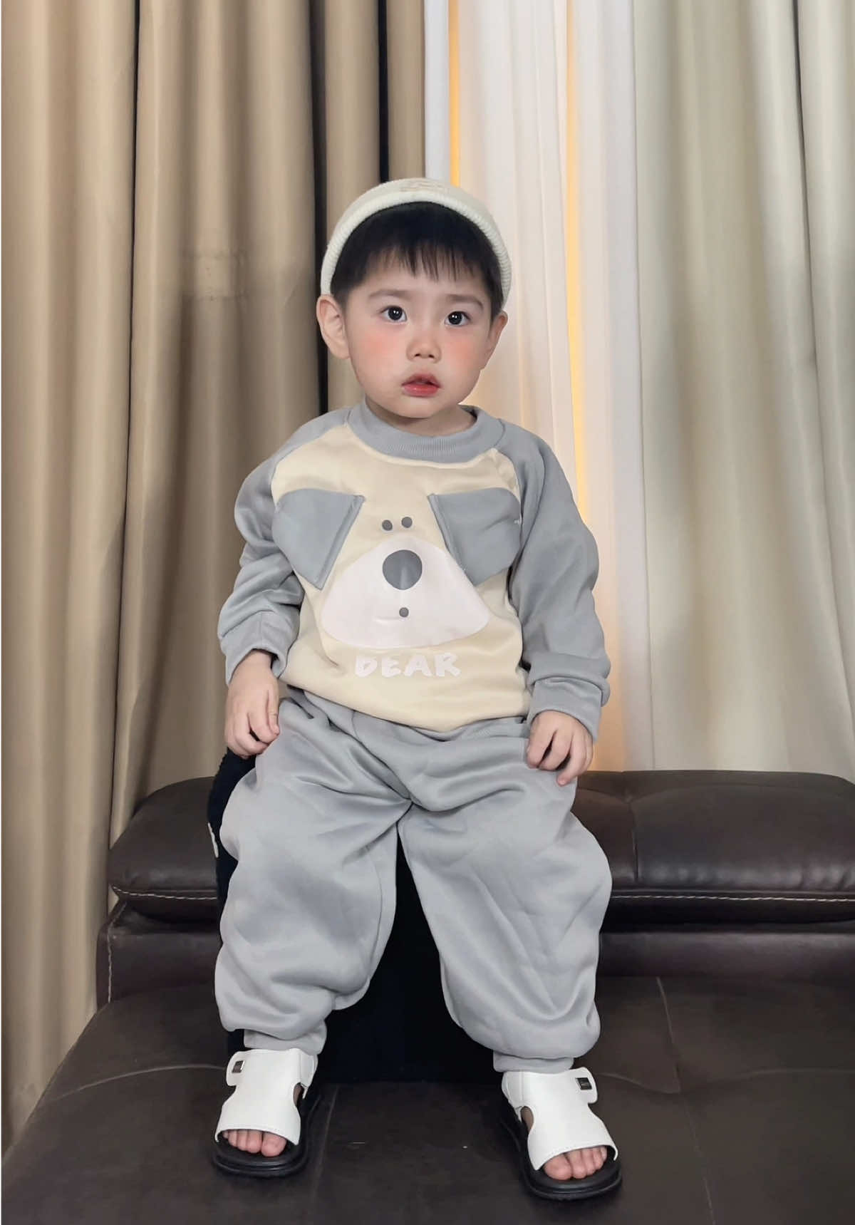 Bộ quần áo nỉ bông cho bé ạ #giadinhbap🌽 #dobochobeyeu #donguchobe #dothudong 