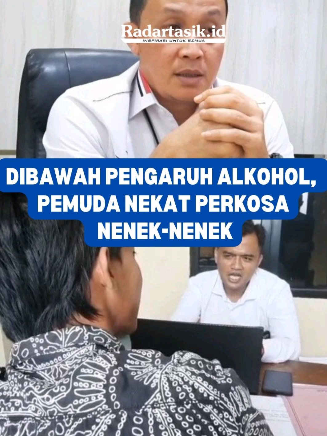 Dibawah Pengaruh Alkohol, Pemuda Nekat Perkosa Nenek-nenek  Pemuda tanggung asal Kecamatan Bantarkalong Kabupaten Tasikmalaya nekat melakukan aksi cabul terhadap seorang nenek yang sudah berusia 85 tahun, saat korban tidur dirumahnya sendirian, Sabtu (25/10/2025) dini hari.  Pelaku diketahui adalah Panji (21) berbuat asusila terhadap korban yang ternyata masih tetangganya sendiri. Setelah melakukan aksinya pelaku sempat melarikan diri.  Namun berkat laporan dari keluarga korban dan masyarakat serta barang bukti yang berhasil dikumpulkan, Unit Reskrim Polsek Bantarkalong bersama Satreskrim Polres Tasikmalaya berhasil menangkap pelaku.  Kasat Reskrim Polres Tasikmalaya, AKP Ridwan Budiarta, membenarkan adanya perbuatan asusila yang menimpa seorang nenek berusia 85 di Kecamatan Bantarkalong.  