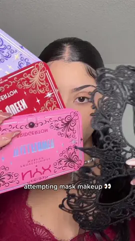 sooo where’s my ball invite at??? @La China 🫶🏼 #maskmakeup #nyxcosmeticsxbridgerton #bridgerton