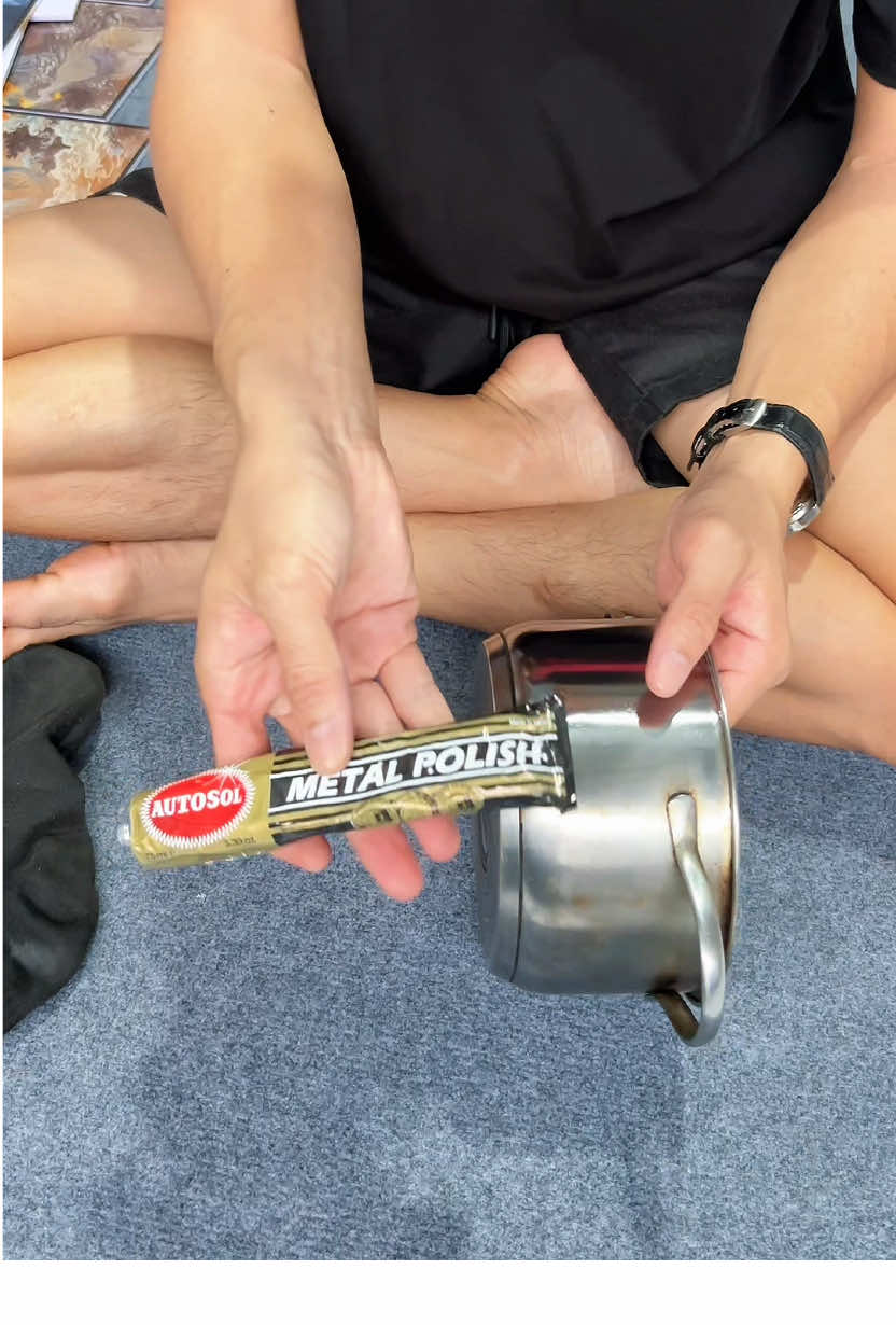 Kem đánh bóng kim loại này thì khỏi bàn rồi ae #noboreview #kemdanhbongkimloai #kemdanhbong 
